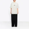 T-Shirt mit Rundhalsausschnitt und Sponsorenlogo, weiß 612965TJVD99054