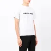 T-Shirt mit verschwommenem Logo „Weiß Schwarz“ 661705TKVD59040