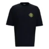 T-Shirt mit Wappen-Logo „Black“ 612966TLV611000