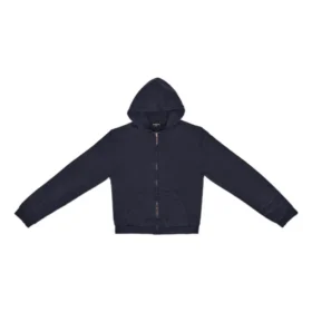 Tab Worn-Out Zip-Up-Hoodie „Schwarz“ 697949TMVC21151
