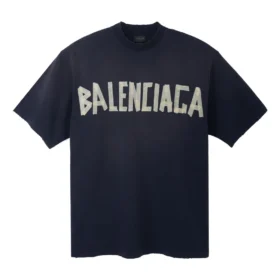 Tape Type T-Shirt, mittlere Passform „Black Faded“ 739784TOVA91055