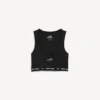 Techwear-BH-Tanktop für Damen in Schwarz Techwear-BH-Tanktop für Damen in Schwarz