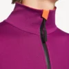 Techwear-Bodysuit für Damen mit kurzen Ärmeln in Violett/Orange Techwear-Bodysuit für Damen mit kurzen Ärmeln in Violett/Orange
