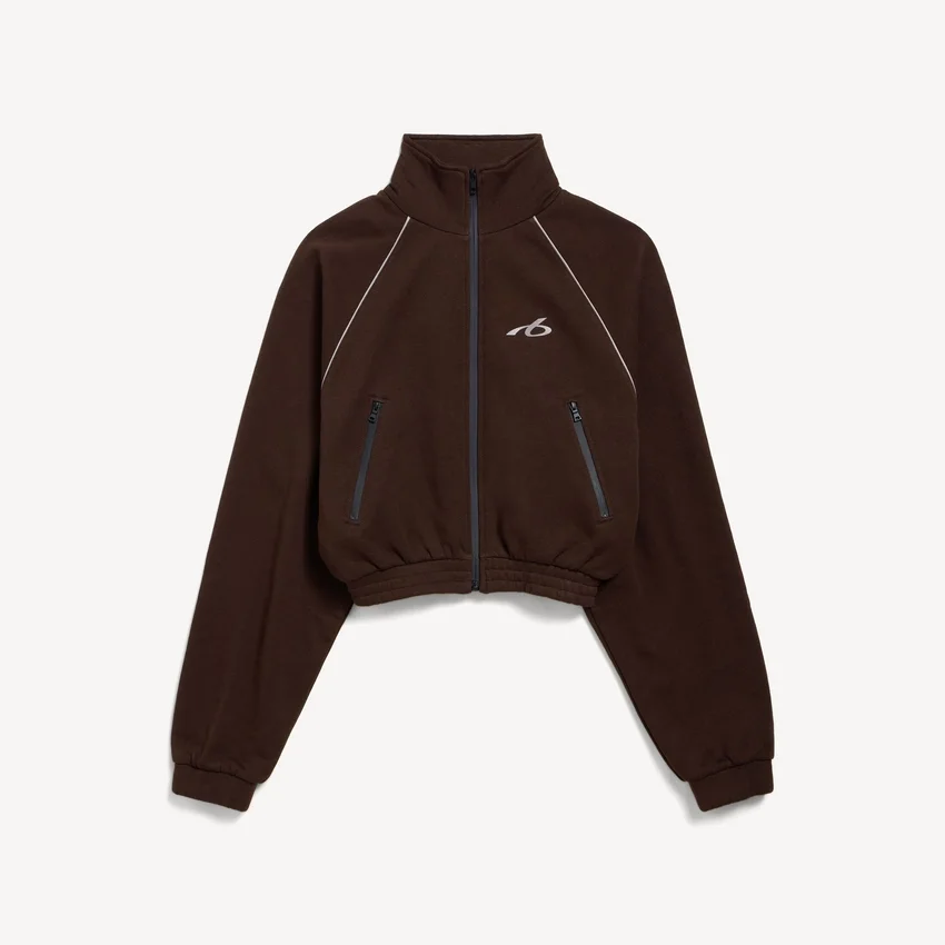 Techwear-Jacke für Damen in Mokka Techwear-Jacke für Damen in Mokka