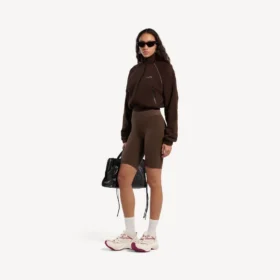 Techwear-Jacke für Damen in Mokka Techwear-Jacke für Damen in Mokka