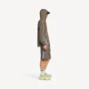 Techwear-Jacke mit Reißverschluss für Herren in Grau