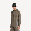 Techwear-Jacke mit Reißverschluss für Herren in Grau