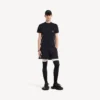 Techwear-Kurzarm-T-Shirt für Herren in Marineblau/Weiß Techwear-Kurzarm-T-Shirt für Herren in Marineblau/Weiß