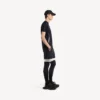 Techwear-Kurzarm-T-Shirt für Herren in Marineblau/Weiß Techwear-Kurzarm-T-Shirt für Herren in Marineblau/Weiß