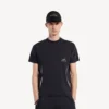 Techwear-Kurzarm-T-Shirt für Herren in Marineblau/Weiß Techwear-Kurzarm-T-Shirt für Herren in Marineblau/Weiß