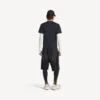 Techwear-Langarm-T-Shirt für Herren in Marineblau/Weiß Techwear-Langarm-T-Shirt für Herren in Marineblau/Weiß