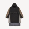 Techwear-Poncho für Herren in Schwarz Techwear-Poncho für Herren in Schwarz