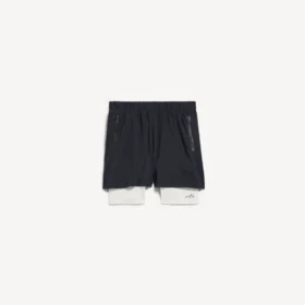 Techwear-Shorts für Herren in Marineblau/Weiß