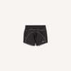 Techwear-Trainingsshorts für Damen in Schwarz Techwear-Trainingsshorts für Damen in Schwarz