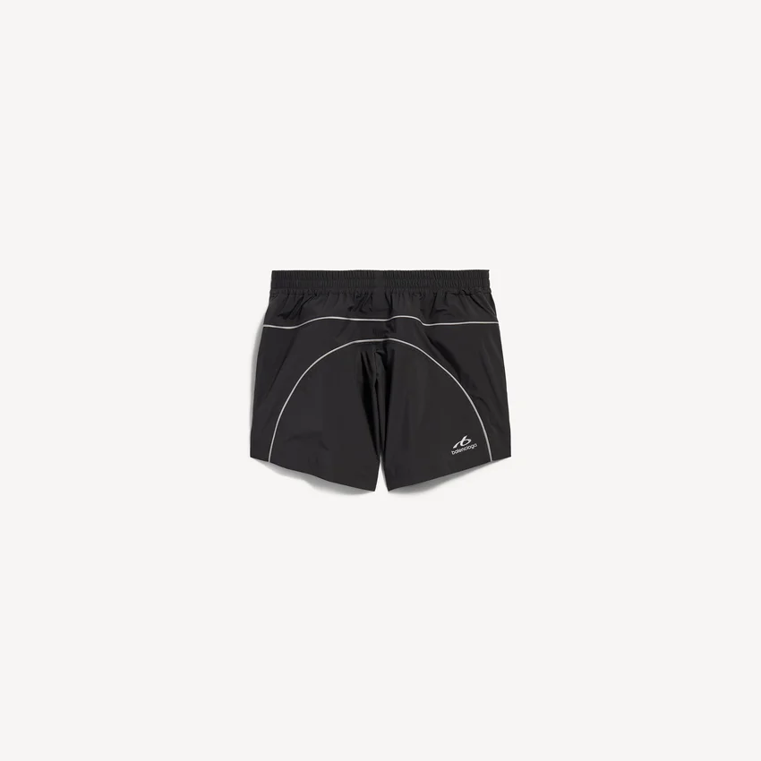 Techwear-Trainingsshorts für Damen in Schwarz Techwear-Trainingsshorts für Damen in Schwarz