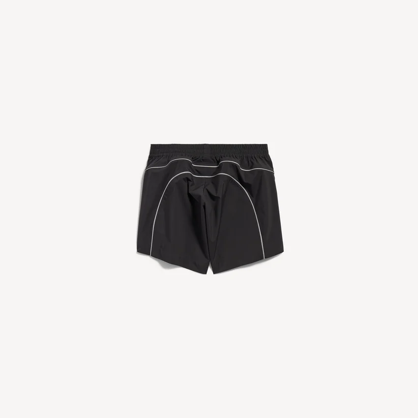 Techwear-Trainingsshorts für Damen in Schwarz Techwear-Trainingsshorts für Damen in Schwarz