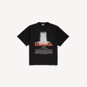 „The Door“ Oversize-T-Shirt für Damen in Schwarz