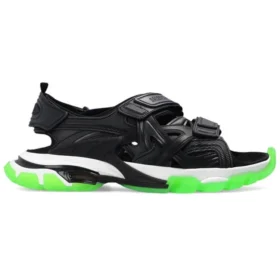 Track-Sandalen „Clear Sole Black Green White“ 655954W2CC41038