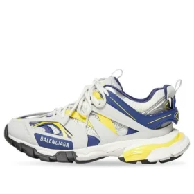 Track-Sneaker „Weiß Dunkelblau Gelb“ 542023W3AC49471