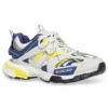 Track-Sneaker „Weiß Dunkelblau Gelb“ 542023W3AC49471
