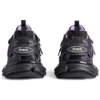 Track-Socken-Sneaker „Schwarz und Hellviolett – Strick und Nylon“ 736328W3SKC1058