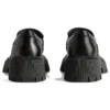 Tractor-Loafer „Schwarzes glattes Kalbsleder“ 760433WA8E91000