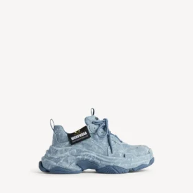 Triple S Canvas-Sneaker für Herren in Blau