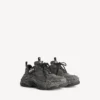 Triple S Canvas-Sneaker für Herren in Schwarz Triple S Canvas-Sneaker für Herren in Schwarz