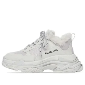 Triple S „Kunstfell – Grau“ 668563W3CQ51210