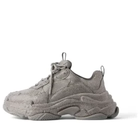Triple S mit Strasssteinen „Dark Grey“ 524039W2TST1249