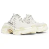 Triple S Pantoletten „White Double Foam and Mesh“ 755686W3SM29097