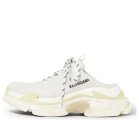 Triple S Pantoletten „White Double Foam and Mesh“ 755687W3SM29097 Triple S Pantoletten „White Double Foam and Mesh“ 755687W3SM29097