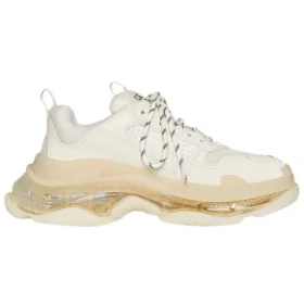 Triple S Sneaker „Clear Sole – Eggshell“ 544351W2GA19100