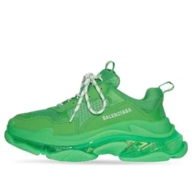 Triple S Sneaker „Clear Sole Green“ 541624W2GA13510