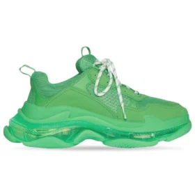 Triple S Sneaker „Clear Sole Green“ 541624W2GA13510