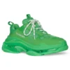 Triple S Sneaker „Clear Sole Green“ 541624W2GA13510