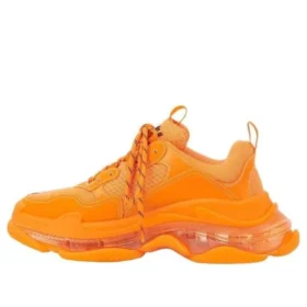 Triple S Sneaker „Clear Sole Orange“ 544351W2GA17510