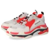 Triple S Sneaker „Grey Red“ 536737W09OH6495