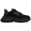 Triple S Sneaker „Olive Green Black“ 536737W2FW24010