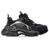 Triple S Sneaker „Schwarz“ 524039W3SRB1090