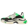 Triple S Sneaker „White Green Fluo“ 536737W09O69063
