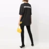 Turn Slit T-Shirt „Black“ 641655TLVB39034