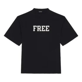 Unisex FW 21 mit kostenlosem Buchstabendruck Schwarz 661715TKVD31070