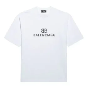 Unisex FW21 Logo-Aufdruck Weiß 612966TKVI79040