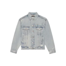 Unisex FW21 Logo-Denim-Jacke Blau 664329TBP488961