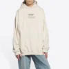 Unisex FW21 mit Logo-Aufdruck, beige 651799TJV910905