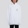 Unisex-Oversize-Sweatshirt mit Logo, Weiß 620973TIV459040