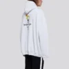 Unisex-Oversize-Sweatshirt mit Logo, Weiß 620973TIV459040