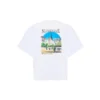 Unisex SS21 Oversized-Polo aus Baumwolle, Weiß 641614TJVH69000