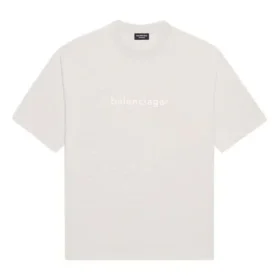 Unisex SS21 T-Shirt mit Logo-Aufdruck, Grau 612966TIV542970